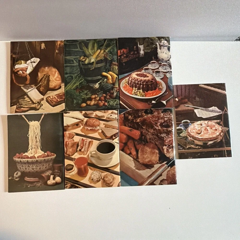 Vintage Good Housekeeping Cookbook Booklet Lot Retro Midcentury Kitchen Decor TV